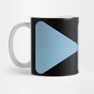 Forward button - blue Mug